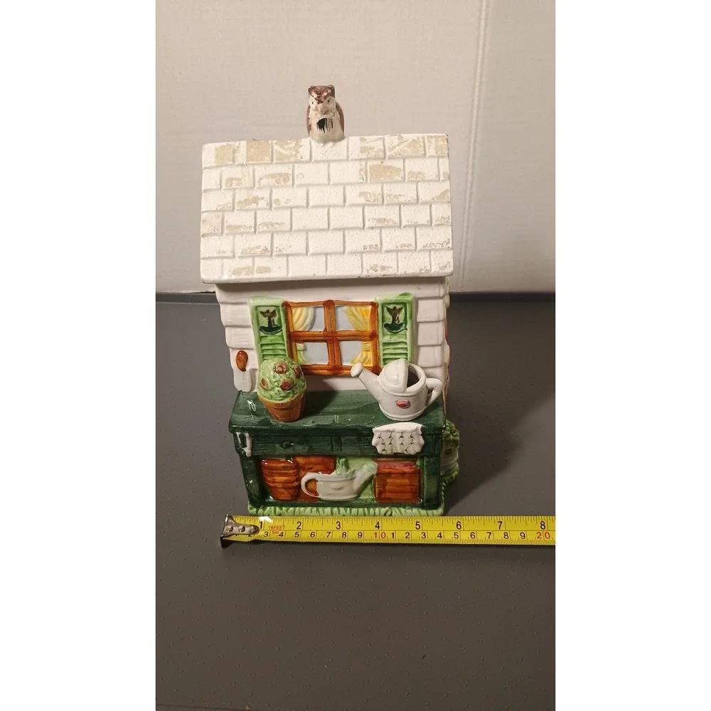 Vintage Fitz and Floyd Potting Shed Cookie Jar